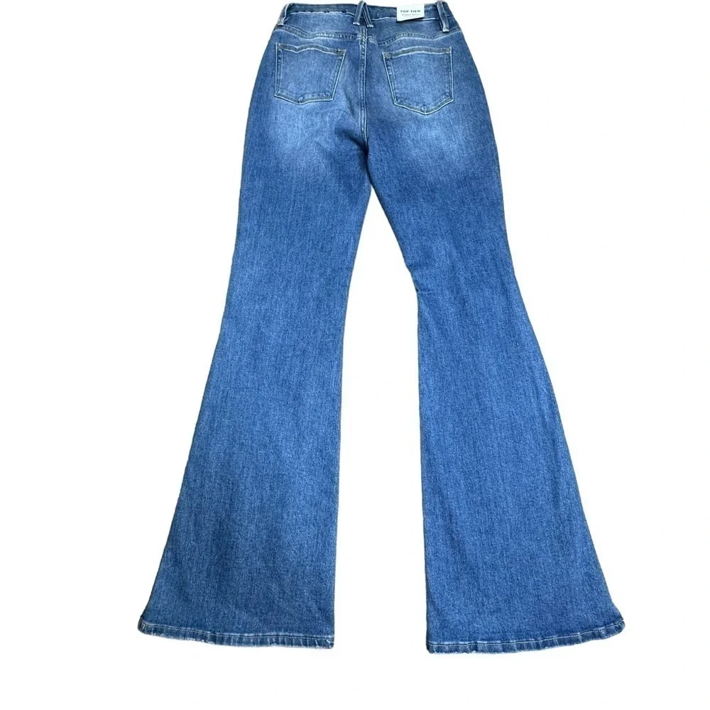 Top Tier high rise flare leg jeans tall NWT 9